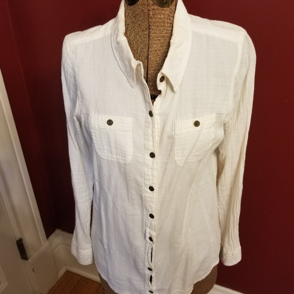 Ruff Hewn Blouse Sz L
